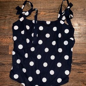 ZARA polka dot bodysuit